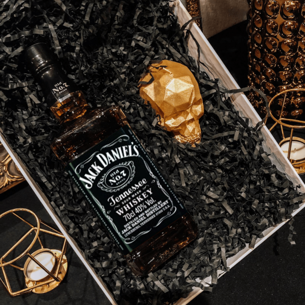 AGRADECIMIENTOS PARA PAPÁ JACK DANIELS EN CAJA CON TU PROPIO TEXTO - REGALO  PARA EL DÍA DEL PADRE - Bourbon & Whisky para regalar ¿Que compar